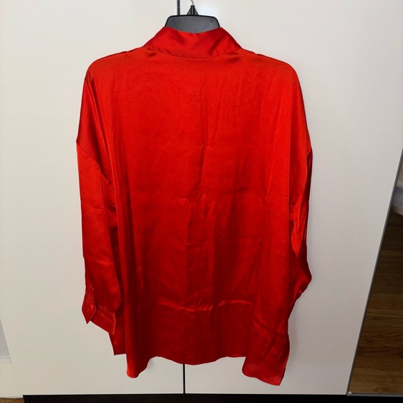 Zara Tunic Red/Orange Shirt - Picture 2 of 3